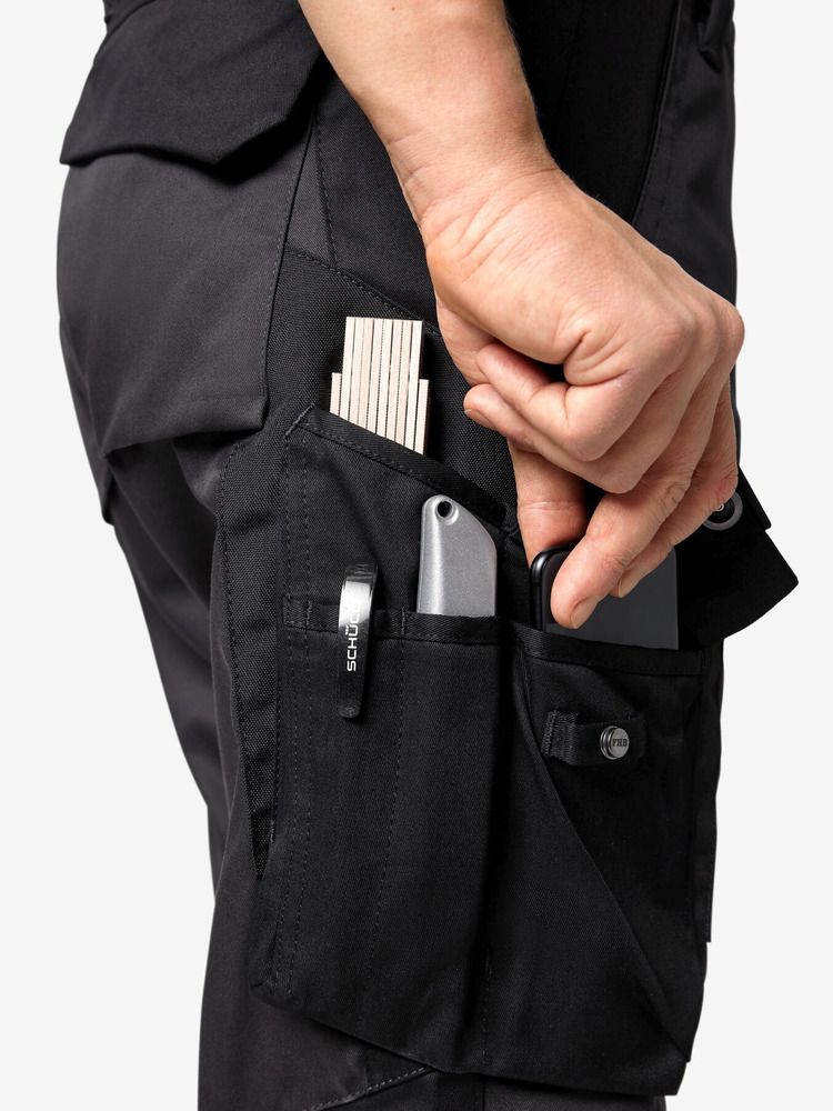 Herren Arbeitsshorts Wulf anthrazit-schwarz