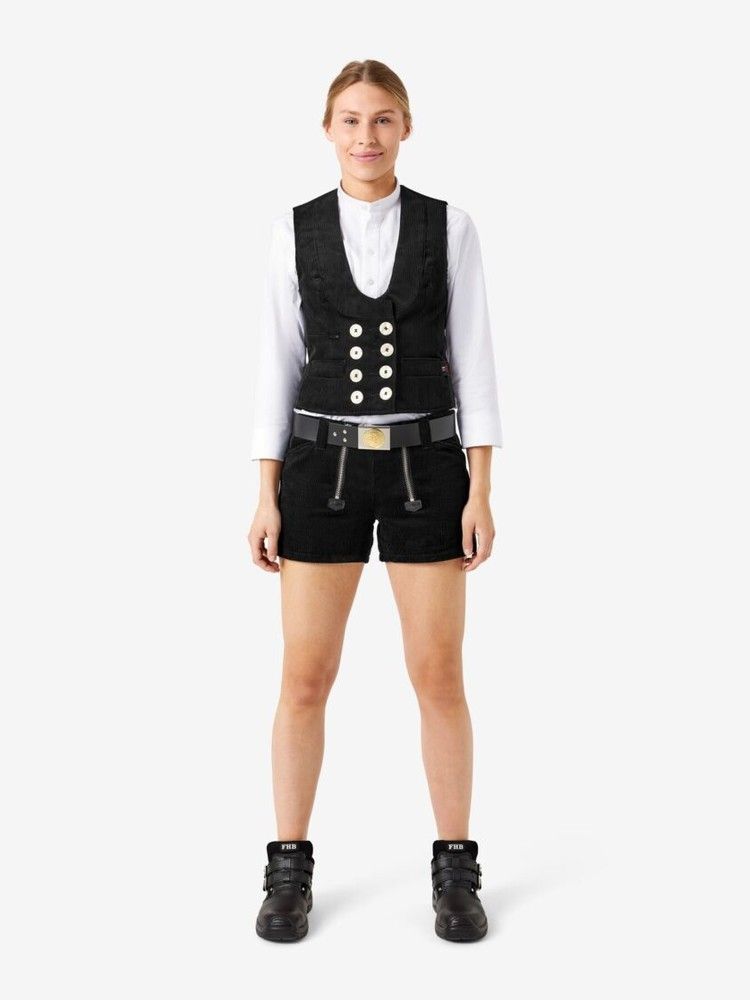 Damen Zunftshorts Ferdinand schwarz