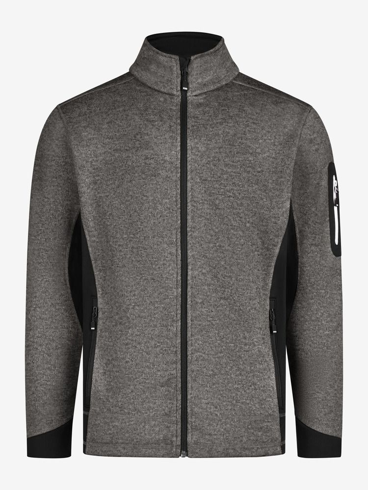 Unisex Fleecejacke Christoph anthrazit-schwarz
