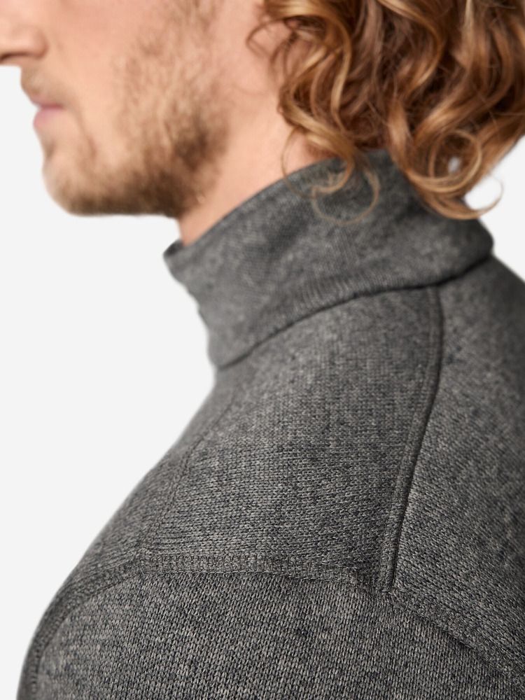 Unisex Fleecejacke Christoph anthrazit-schwarz