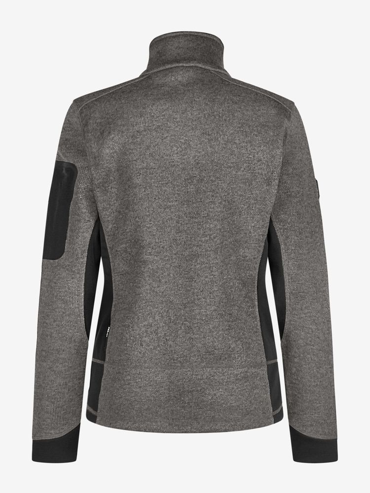 Damen Fleecejacke Marieke anthrazit-schwarz
