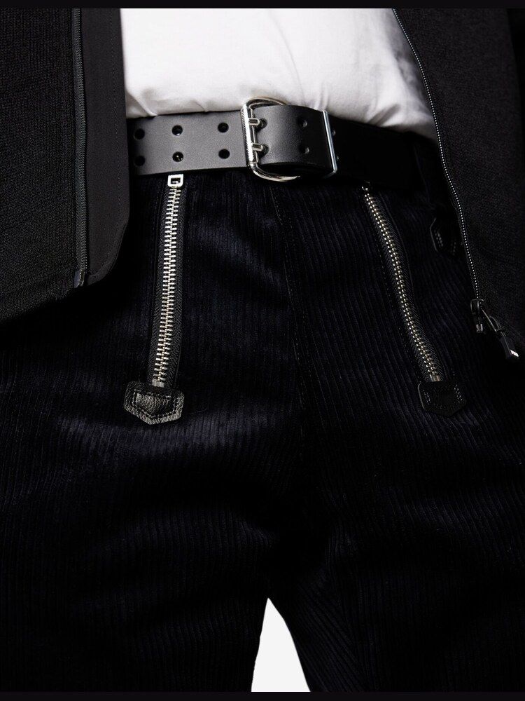 Unisex Ledergürtel Carsten schwarz