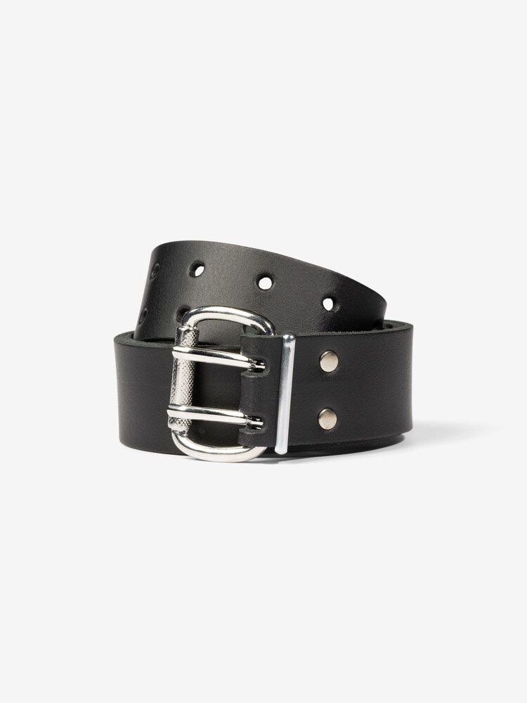 Unisex Ledergürtel Carsten schwarz