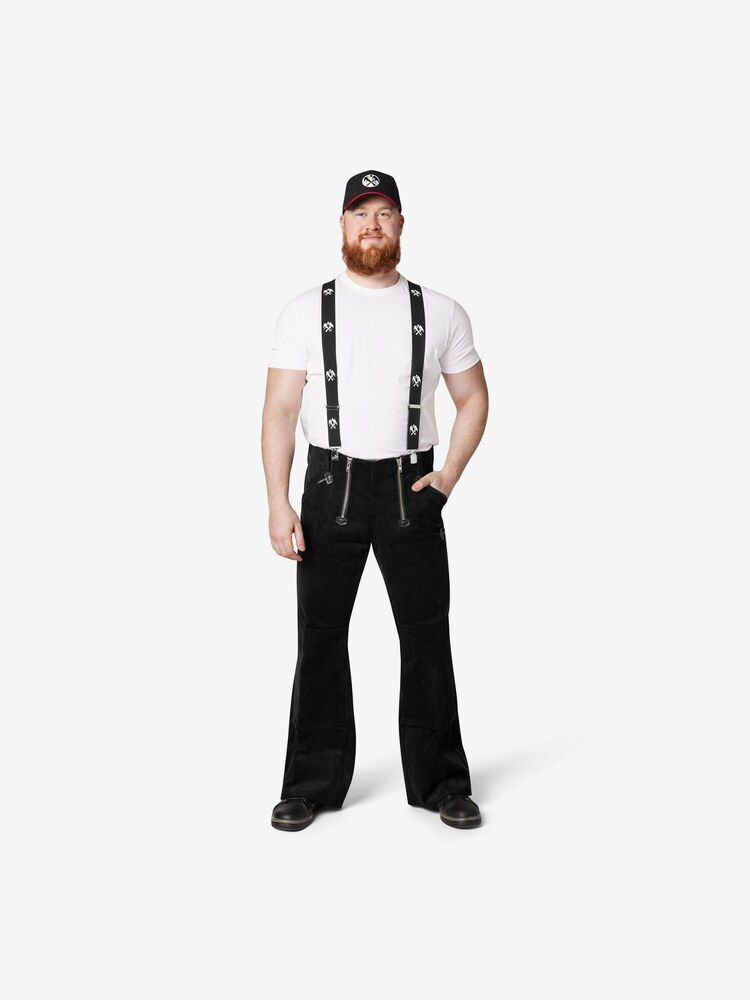 Unisex Hosenträger Eduard schwarz