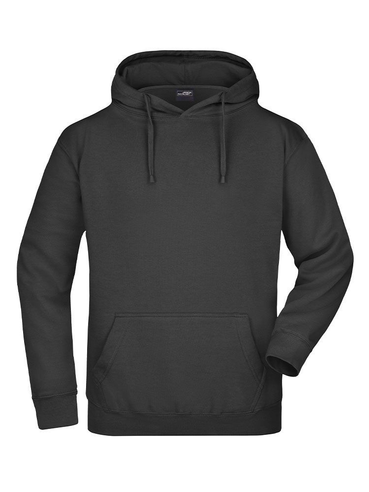 Schwarzer Herren Hoodie