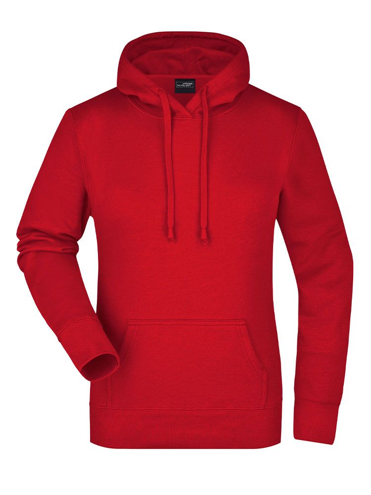 Hoodie Damen Rot