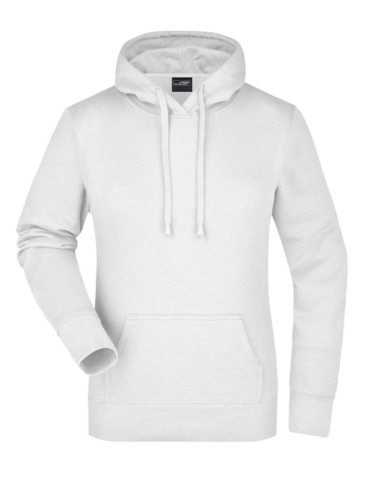 Hoodie Damen Weiß