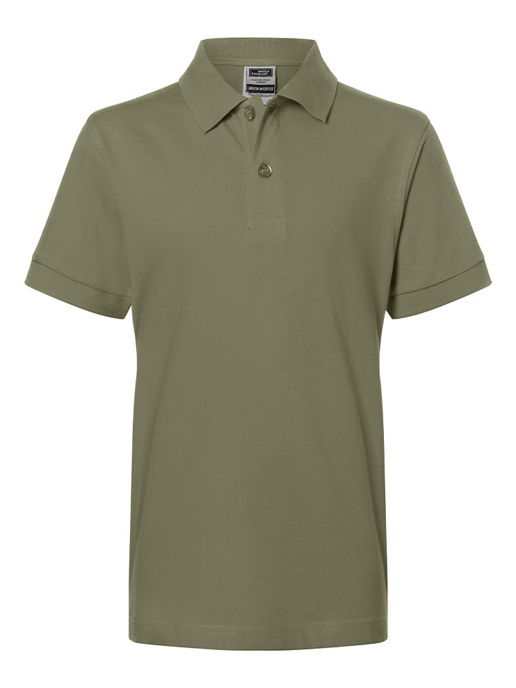 Kinder Polo Olivgrün