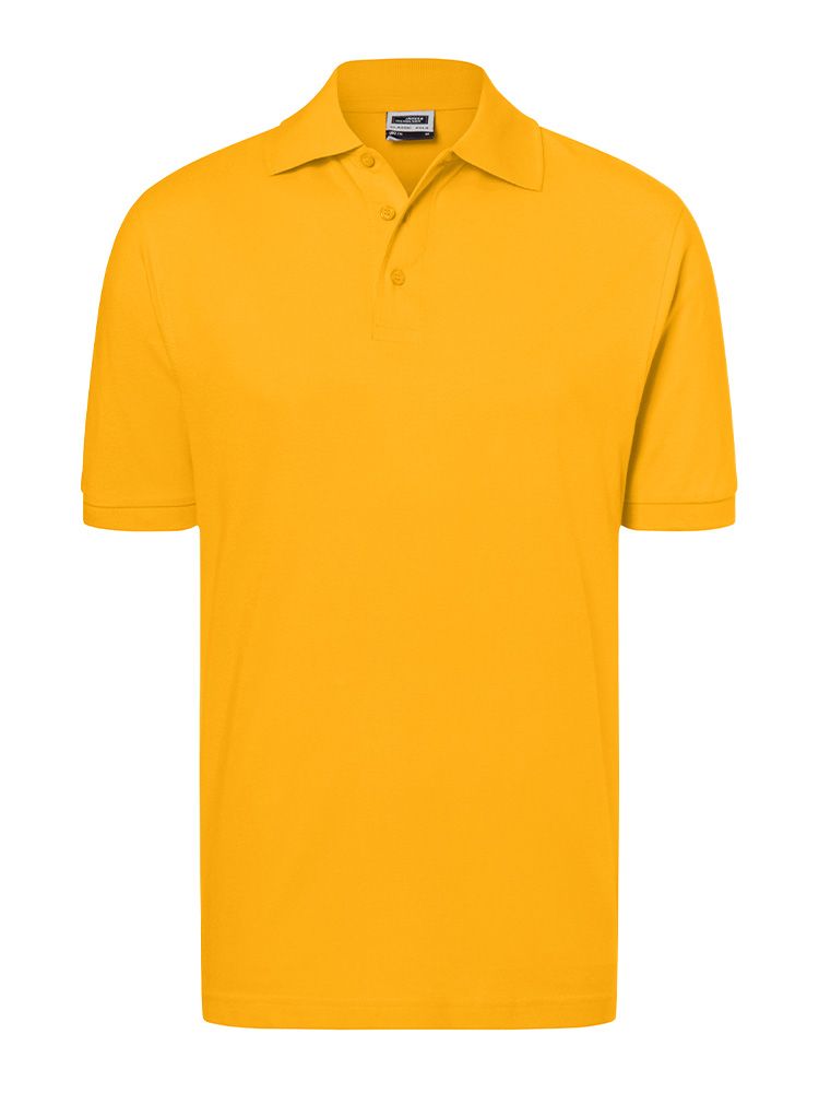 Mens Polo Shirt in Yellow - Classic