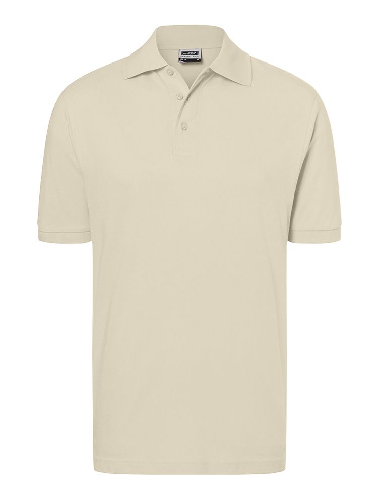 Polohemd Herren Beige