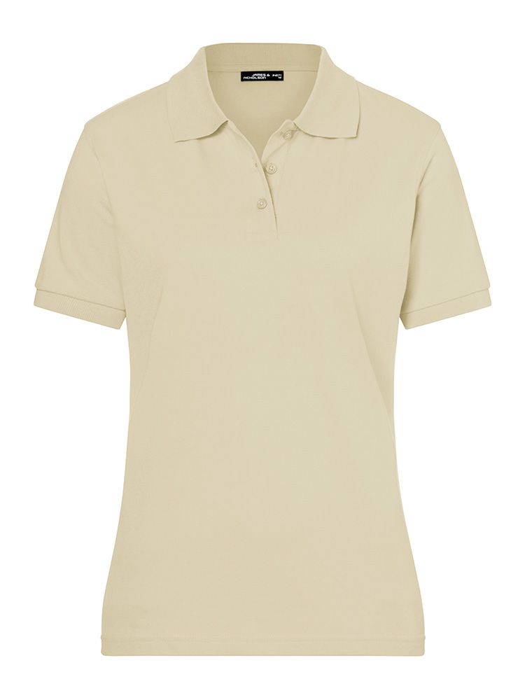 Polohemd Damen Beige