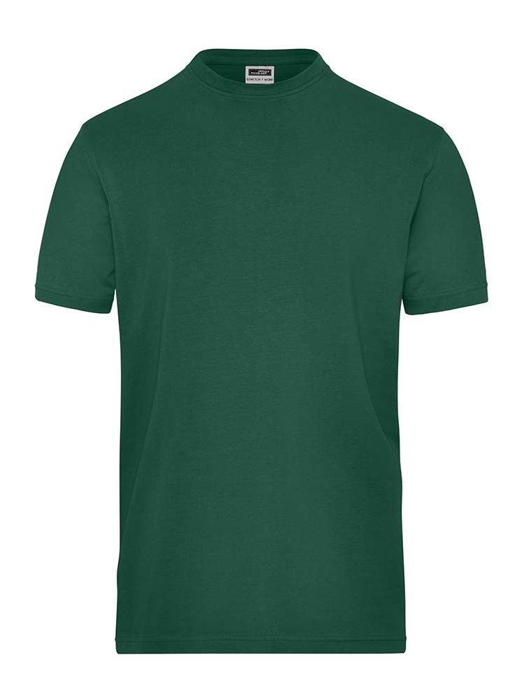 Mens Work BIO Stretch T-shirt Solid
