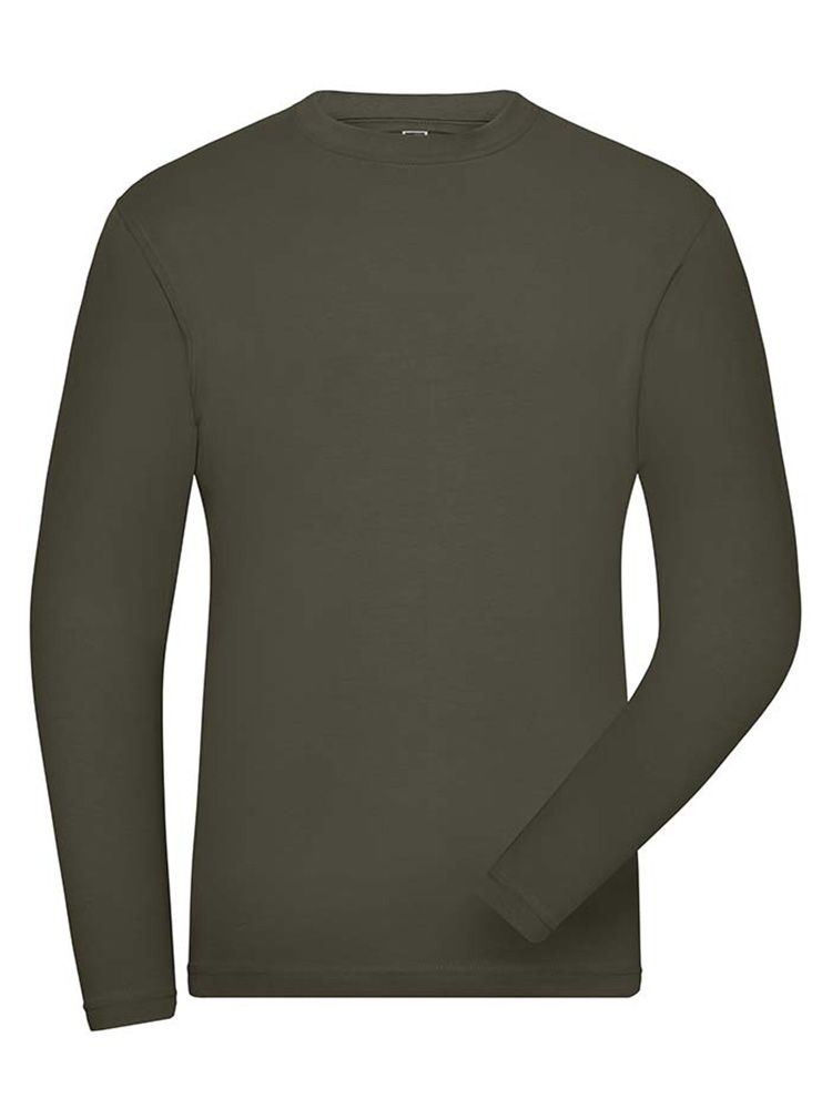 Men Work BIO Stretch Longsleeve Solid