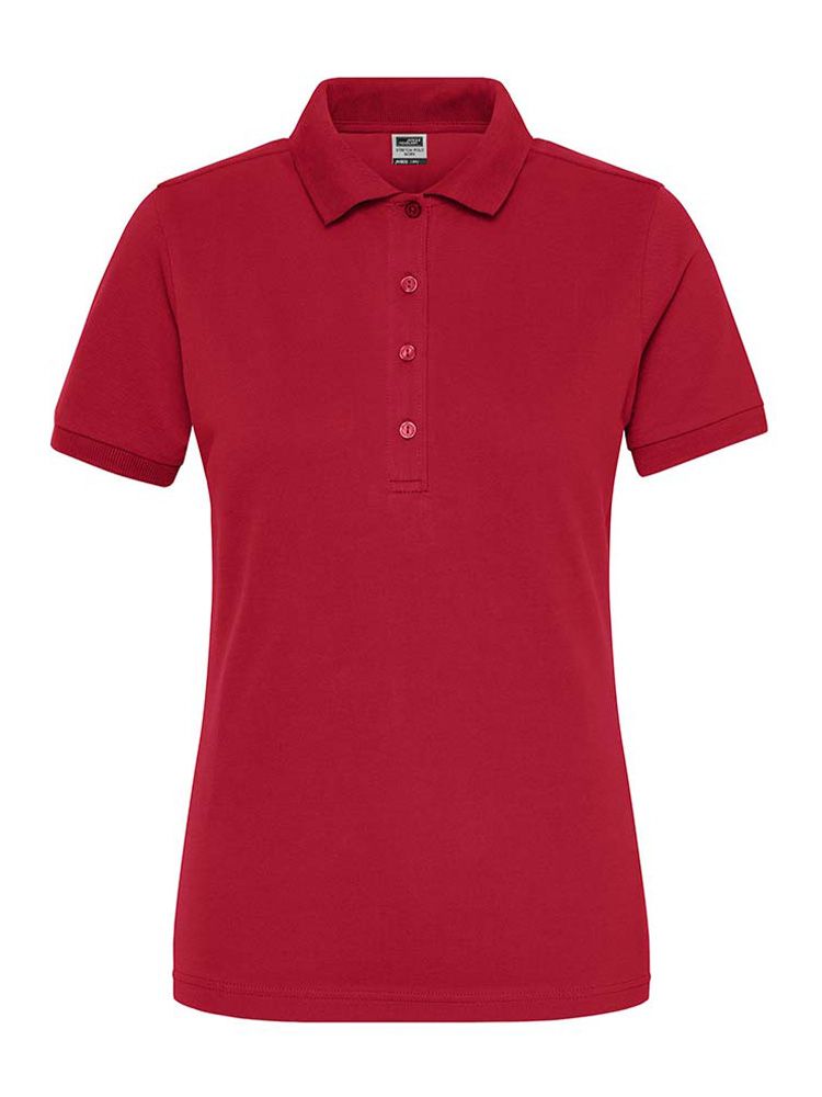 Damen Work BIO Stretch Poloshirt Solid
