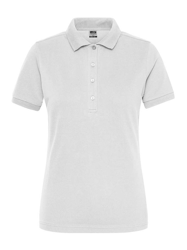 Damen Work BIO Stretch Poloshirt Solid