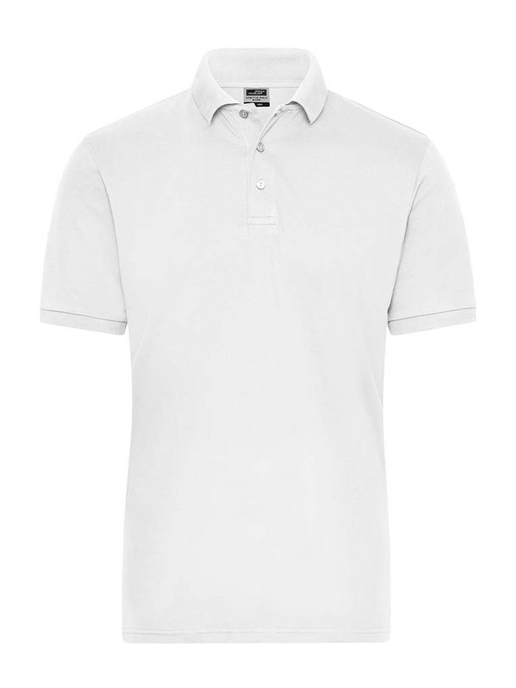 Stretch Polo Weiß