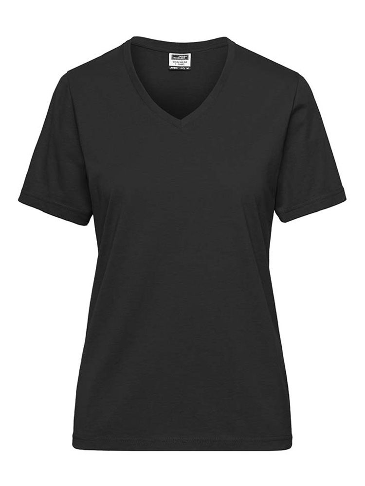 V-Shirt Damen Schwarz
