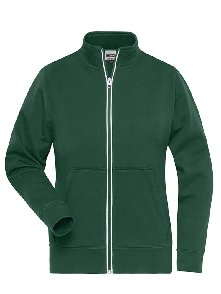Arbeits Sweatjacke Damen Grün