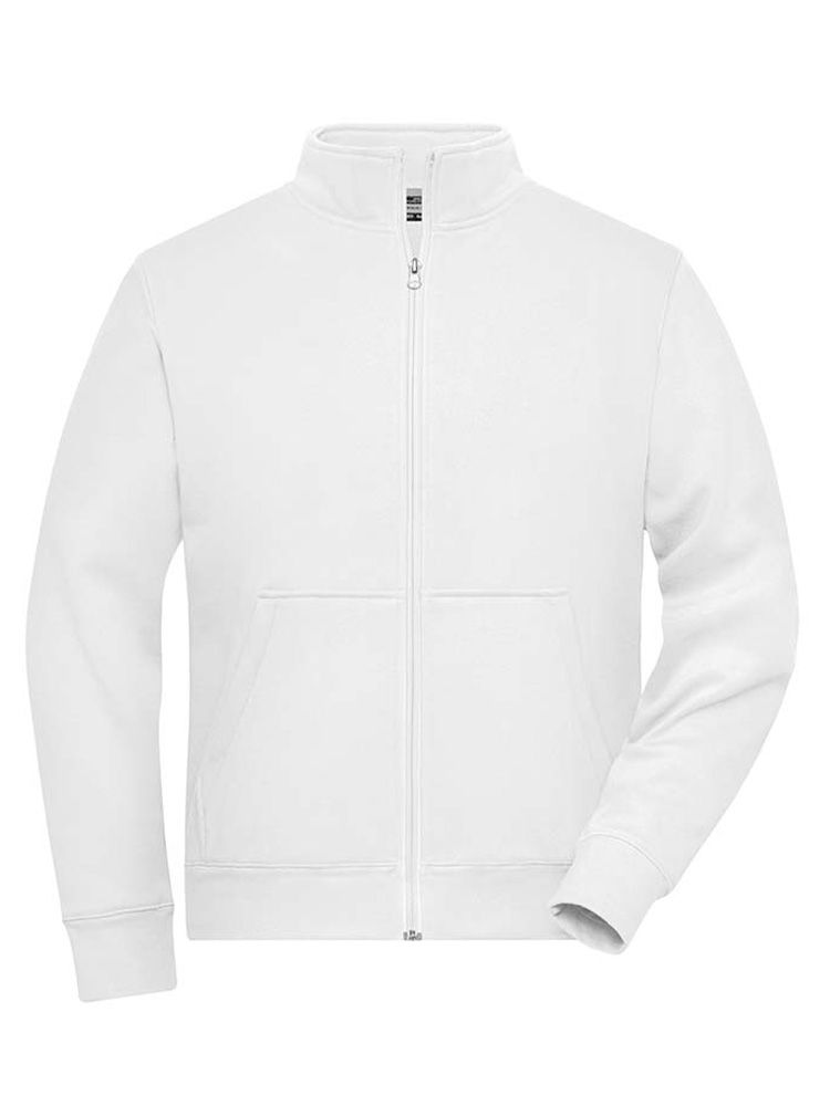 Arbeits Sweatjacke Herren Weiß