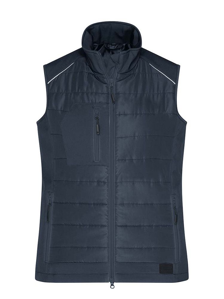 Steppwesten für Damen Dunkelgrau