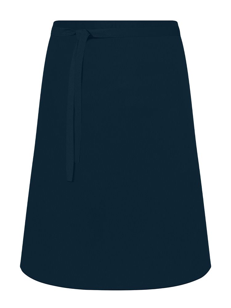 Kurze Bistroschürze Blau