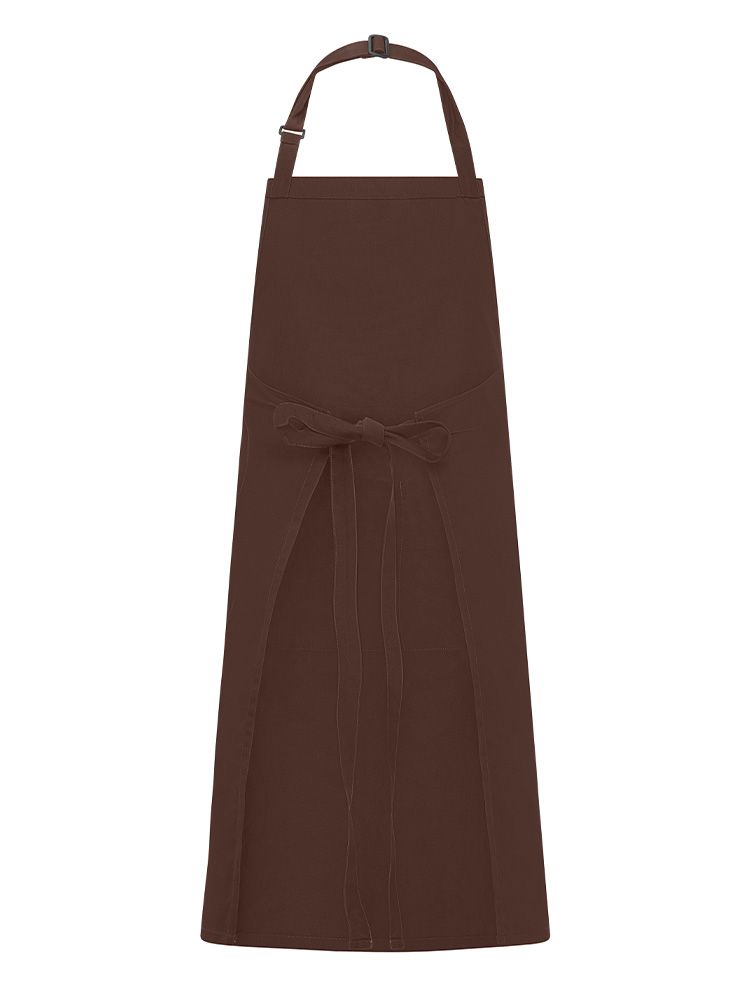 Klassische Latzschürze in Braun
