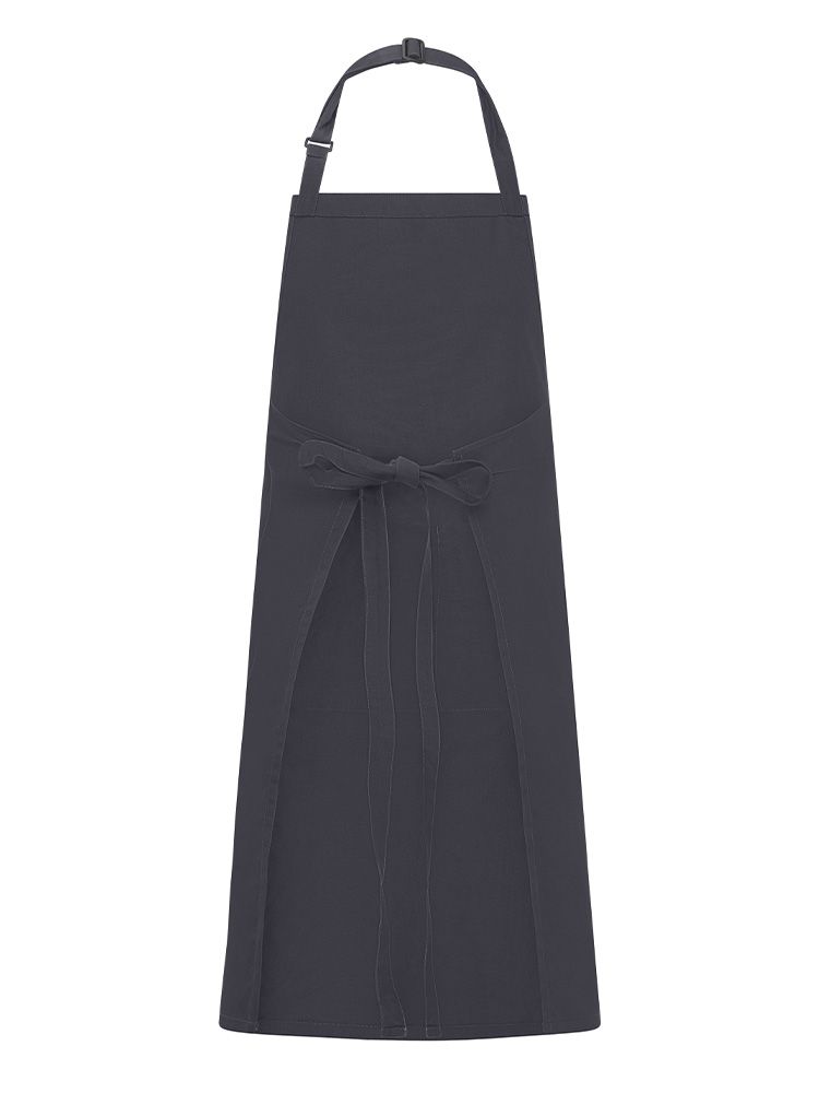 Klassische Latzschürze in Grau