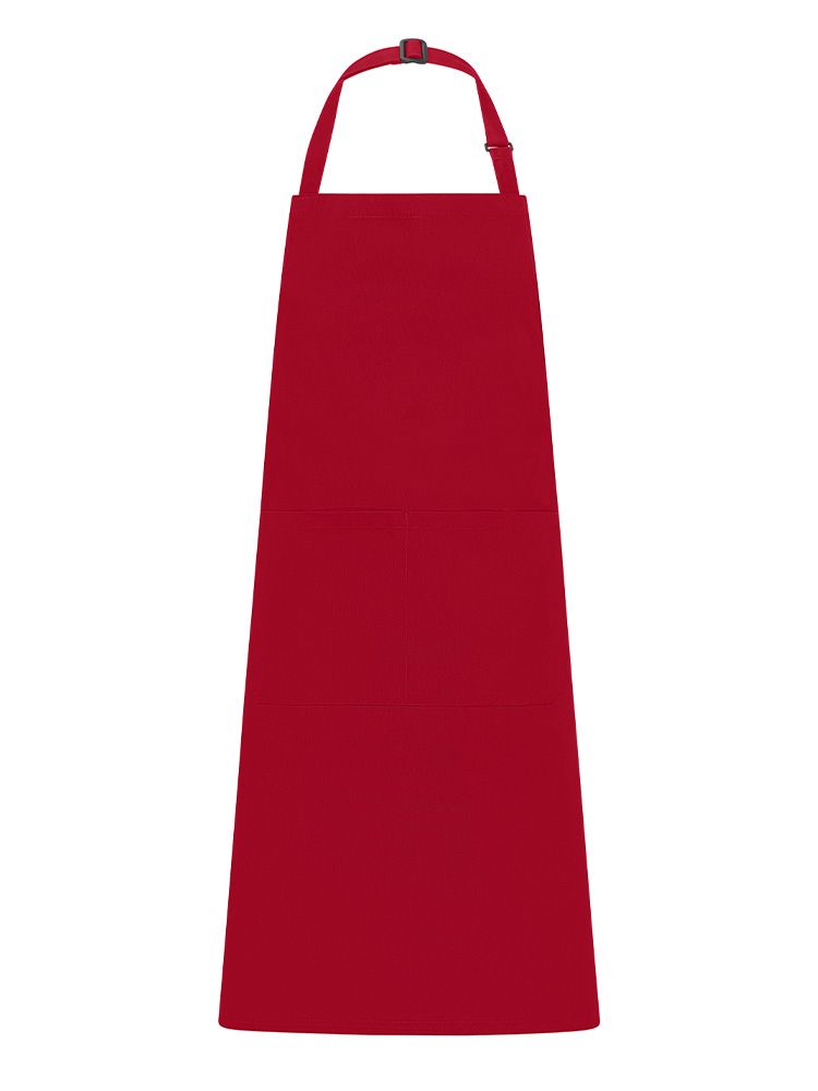 Klassische Latzschürze in Rot