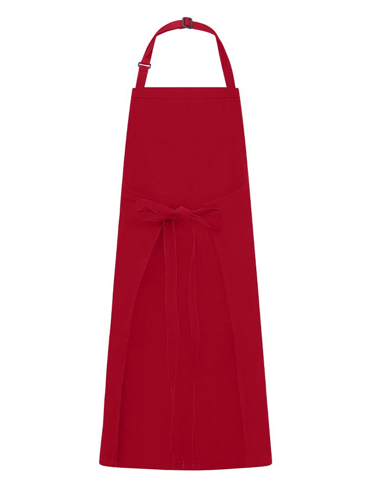 Klassische Latzschürze in Rot
