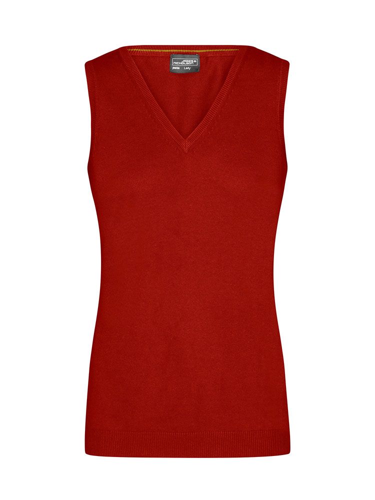 Damen Pullunder in Weinrot