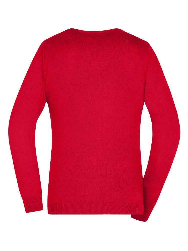 Strickpullover Damen Rot