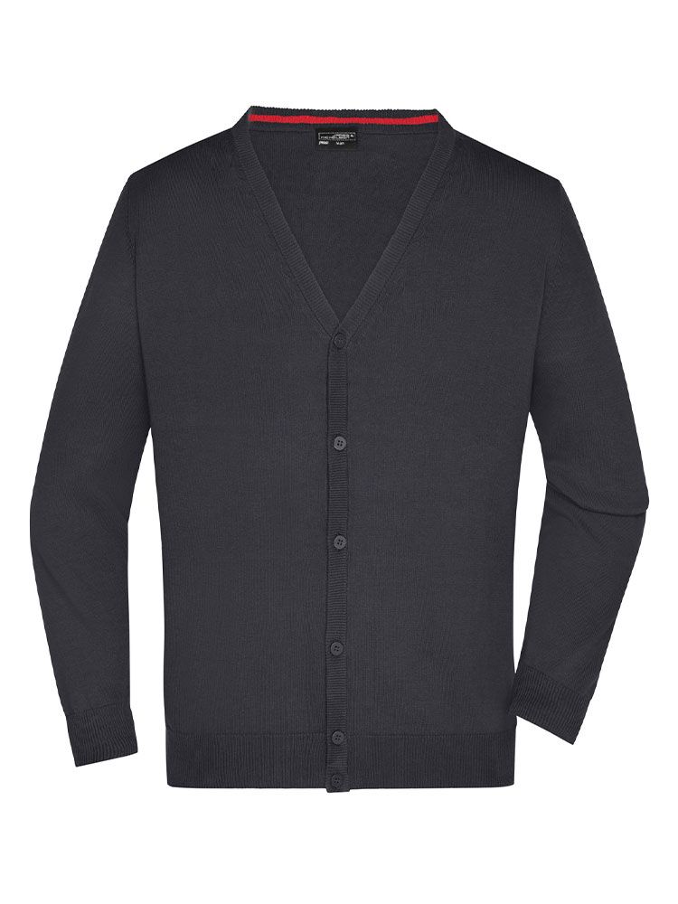 Strickjacke Herren Schwarz