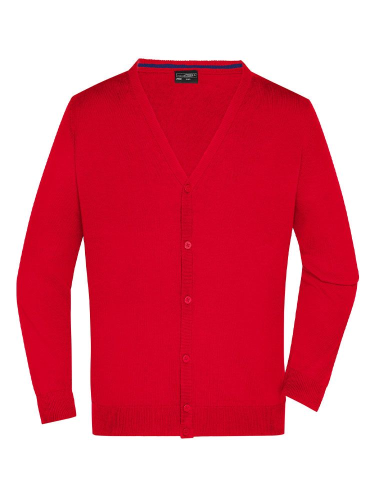 Strickjacke Herren in Rot