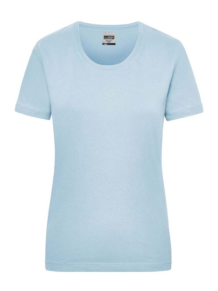 Arbeits T-Shirt Damen Hellblau