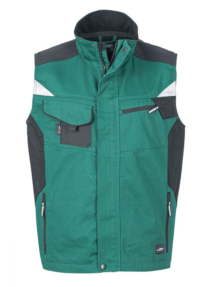 Arbeits Weste in Grün