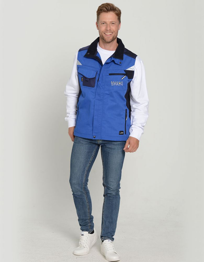 Arbeits Weste in Blau