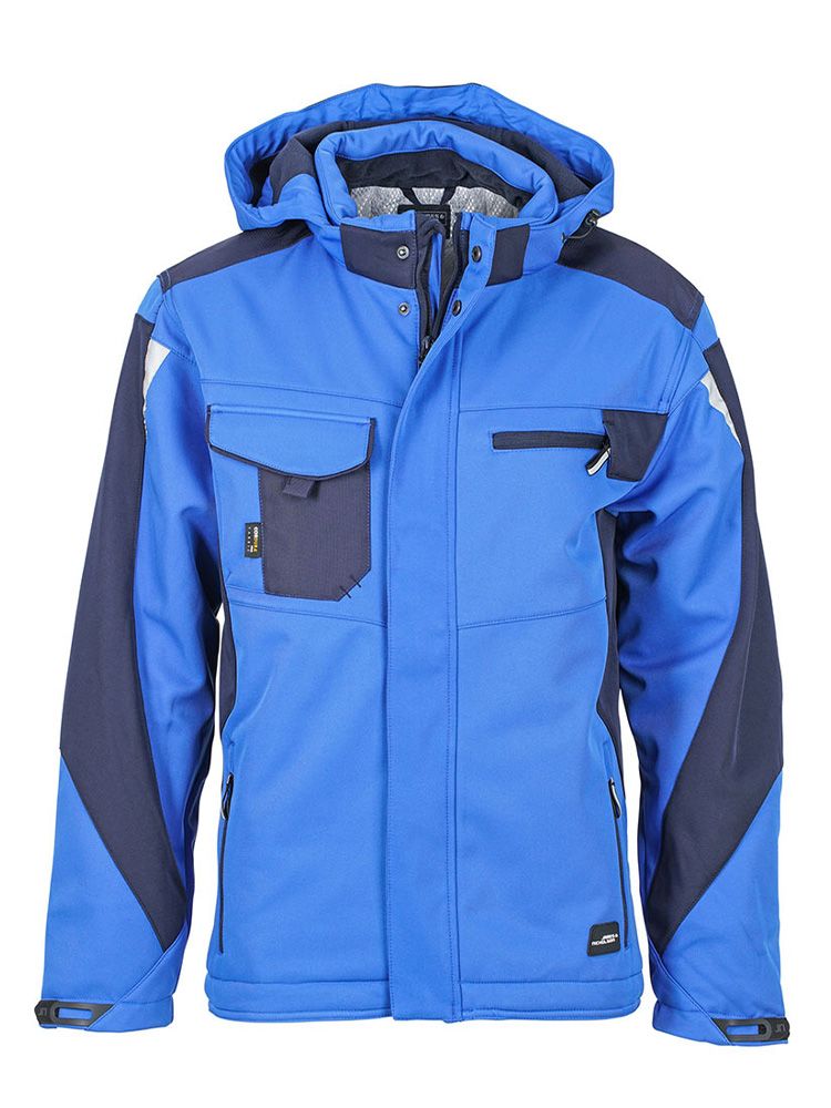 Softshell Arbeitsjacke Blau