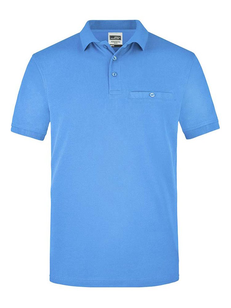 Mens Workwear Polo Shirt Pocket Essential