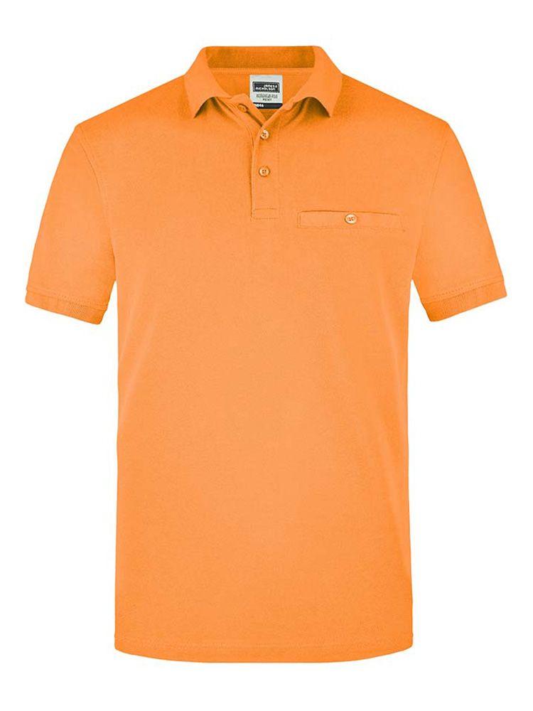 Mens Workwear Polo Shirt Pocket Essential