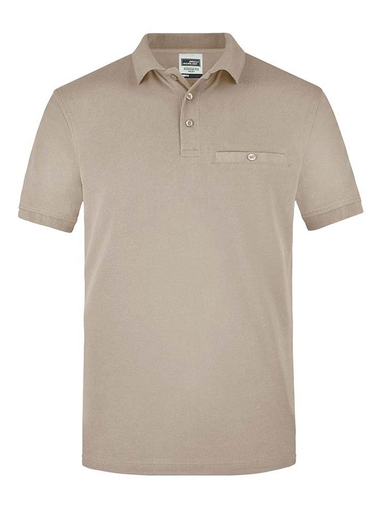 Mens Workwear Polo Shirt Pocket Essential