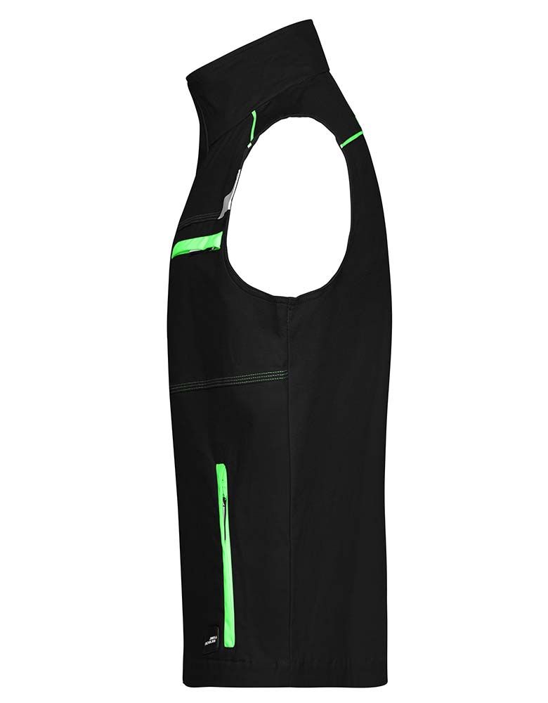 Leichte Arbeitsweste in Schwarz