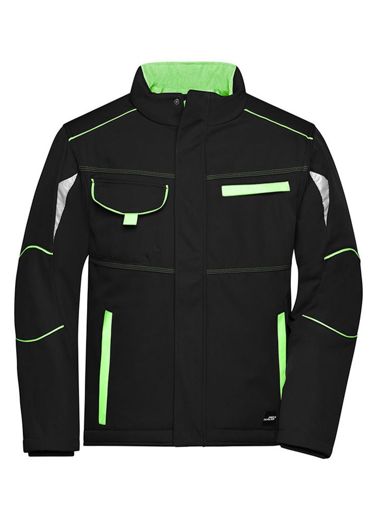Workwear softshell jacket lined Color