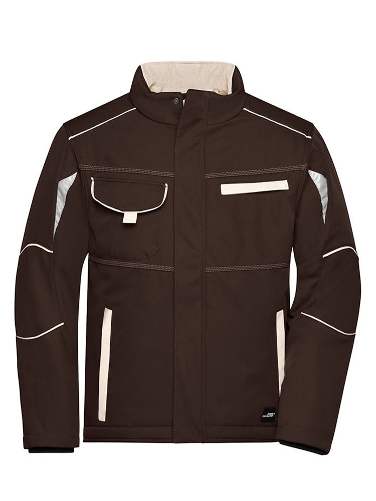 Workwear softshell jacket lined Color