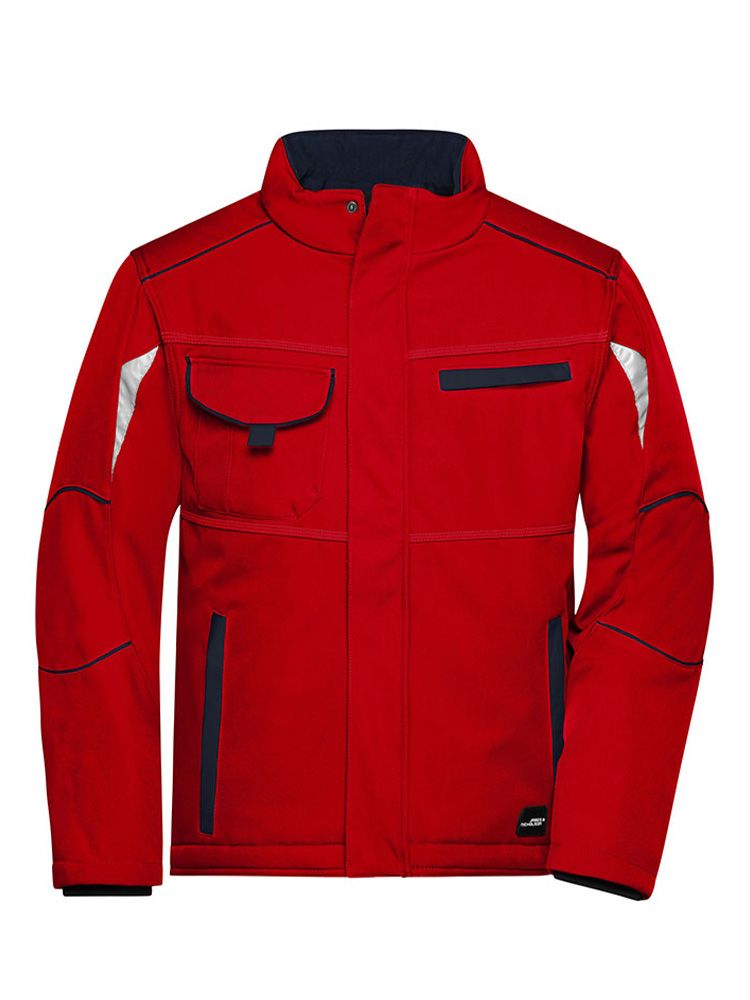 Workwear softshell jacket lined Color