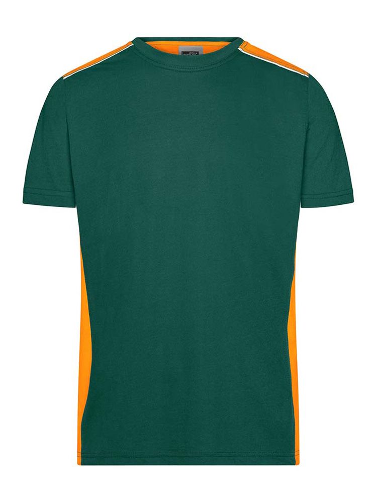 Grünes Arbeits T Shirt Herren aus Baumwolle-Polyester-Mix – robust, pflegeleicht und modern