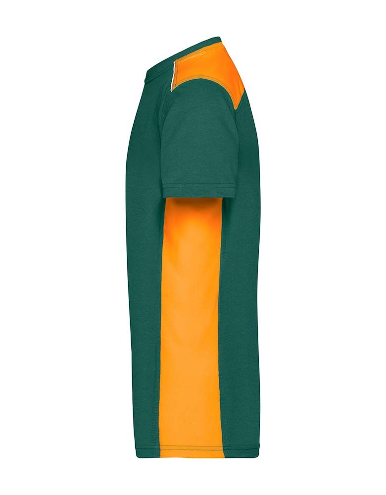 Grünes Arbeits T Shirt Herren aus Baumwolle-Polyester-Mix – robust, pflegeleicht und modern