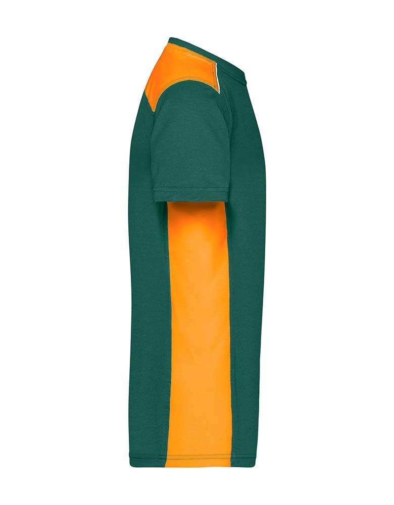 Grünes Arbeits T Shirt Herren aus Baumwolle-Polyester-Mix – robust, pflegeleicht und modern