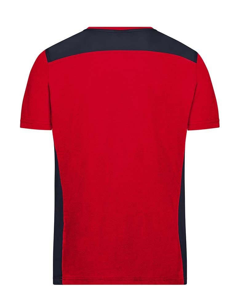 Rotes Arbeits T-Shirt Herren