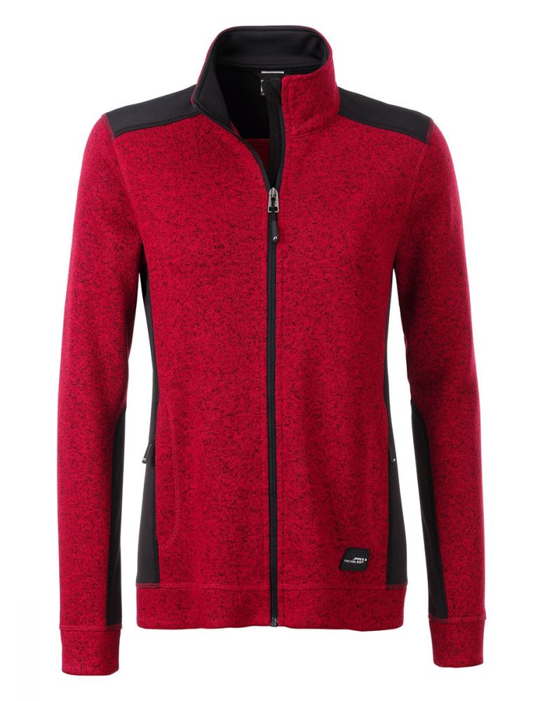 Fleece Jacke Damen Rot