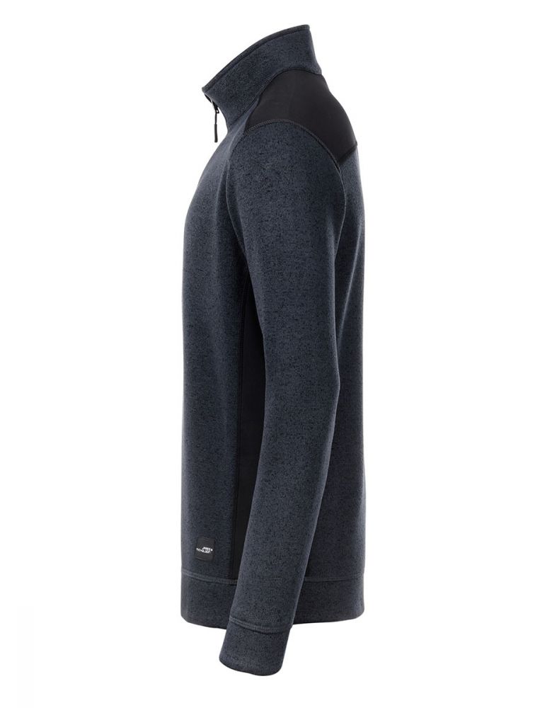 Arbeitspullover Fleece Herren Grau